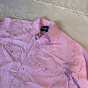 Wrangler Pink Casual Button Down Shirt